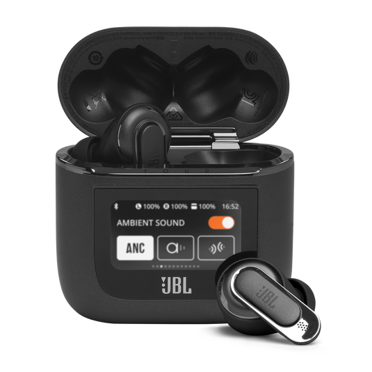 JBL Tour Pro 2 - Black - True wireless Noise Cancelling earbuds - Hero image number null